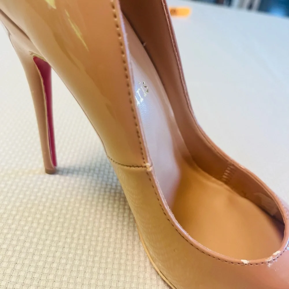 Blush Christian Louboutin So Kate pumps